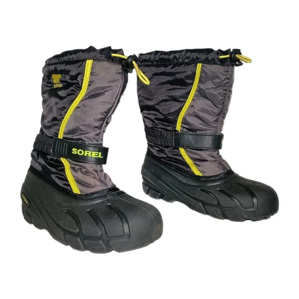 Sorel Women’s Flurry Size 6 Waterproof Winter Snow Boots Insulated Lined Black